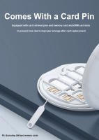 Cable De Datos Multifuncional PD 60W USB Tipo C Para Carga Rápida iPhone Xiaomi Con Estuche De Almacenamiento Adaptador Tarjeta Pin Viaje - details 13