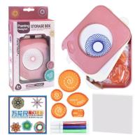 Juego De Dibujo Spirograph 27Pcs Con Círculos Interlockeados Y Bolígrafos Accesorios De Pintura Diseños Espirales Regla Geométrica Juguetes Para Niños - details 10