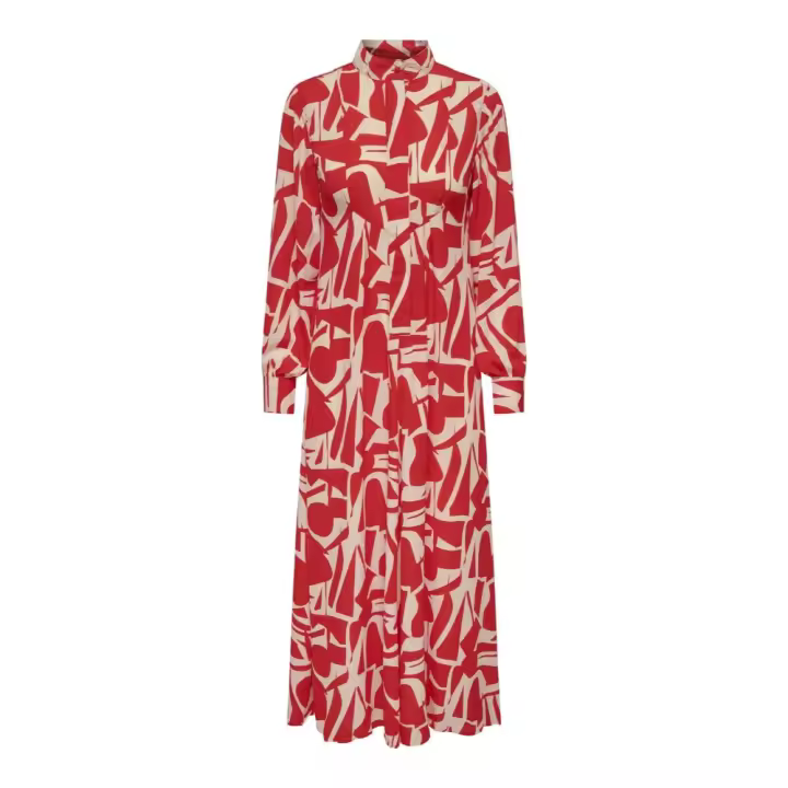 Vestido largo Only para mujer 15315463 rojo - 1