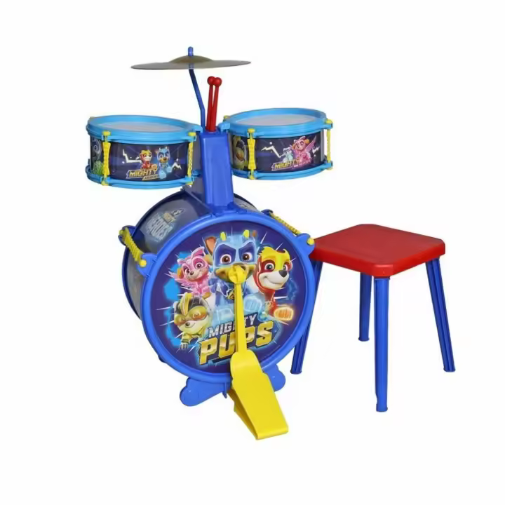 Gerimport Batería La Patrulla Canina con Banqueta 46.5 X 29.5 X 21 Cm - 1
