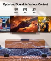 Barra de Sonido ULTIMEA Poseidon D50 Canal 5.1 Soundbar con Subwoofer y Altavoces Traseros Surround, Nivel de Sonido Surround Ajustable, 3 Modos de EQ, Sonido Surround Inmersivo, conexión por cable e inalámbrica - details 7