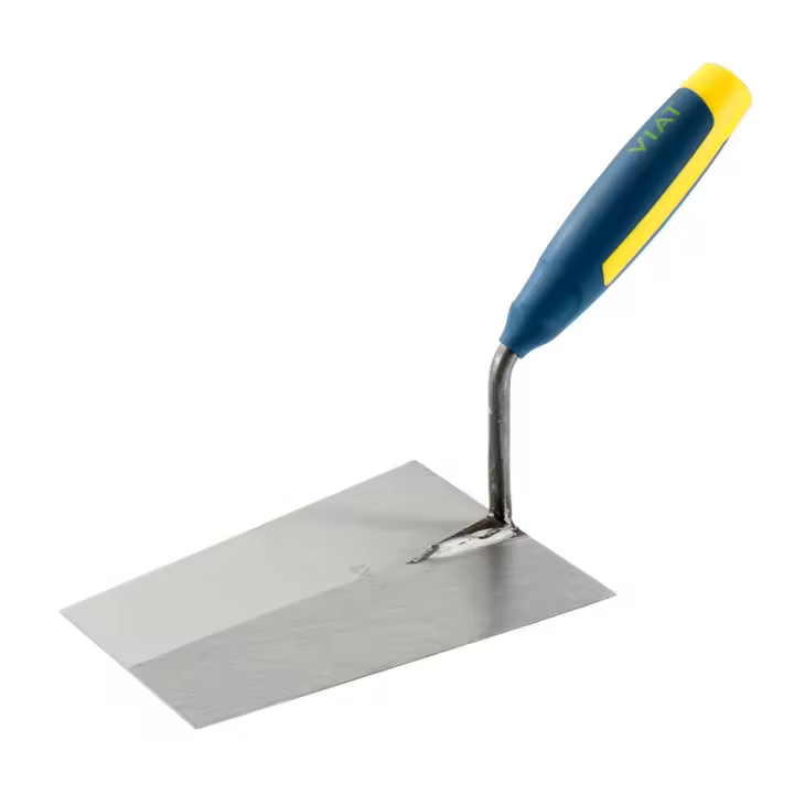 Paleta soldada norte, de chapa de acero tratada con mango bimaterial ergonómico para una mayor comodidad. vt44b viat - 1