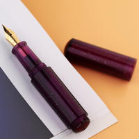 Nuevo Moonman Segunda Generación Wancai Pluma De Fuente Transparente Estrellado Mini Bolígrafo De Billetera Para Escritura Color Marrón Macaron Maillard - details 1