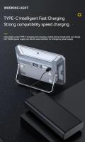 Lámpara De Camping LED Portátil Recargable Con Imán Fuerte Luz De Trabajo Infinita Ajustable Para Exteriores Y Acampar - details 15