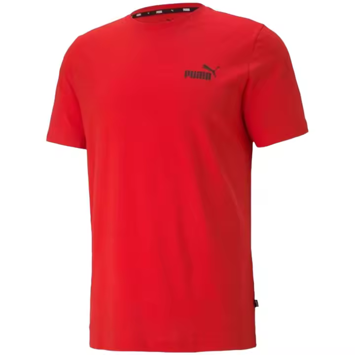 Camiseta de Manga Corta Puma Ess Small Logo para hombre en color rojo - 1