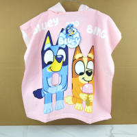 Bluey Toalla Poncho de Playa y Piscina para Niños de 2 a 6 años, Tamaño 55x110cm, Poncho Infantil Microfibra, Toalla con Capucha Niños, Regalo Cumpleaños, Color Rosa - details 3