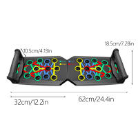 Juego Multifuncional Portátil De Push-Up Con Manillas Equipo De Fitness Plegable Para Entrenamiento De Pecho Abdomen Brazos Y Espalda - details 4