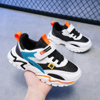 Zapatillas De Deporte Para Niños Cuero Malla Transpirable Cómodas Para Caminar Y Correr Al Aire Libre Moda Infantil - details 8