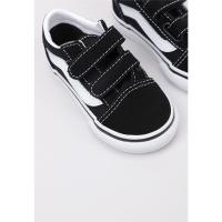 Vans TD OLD SKOOL V  Zapatilla Deportiva Velcro bebé niño (hasta talla 30) Negro - details 1