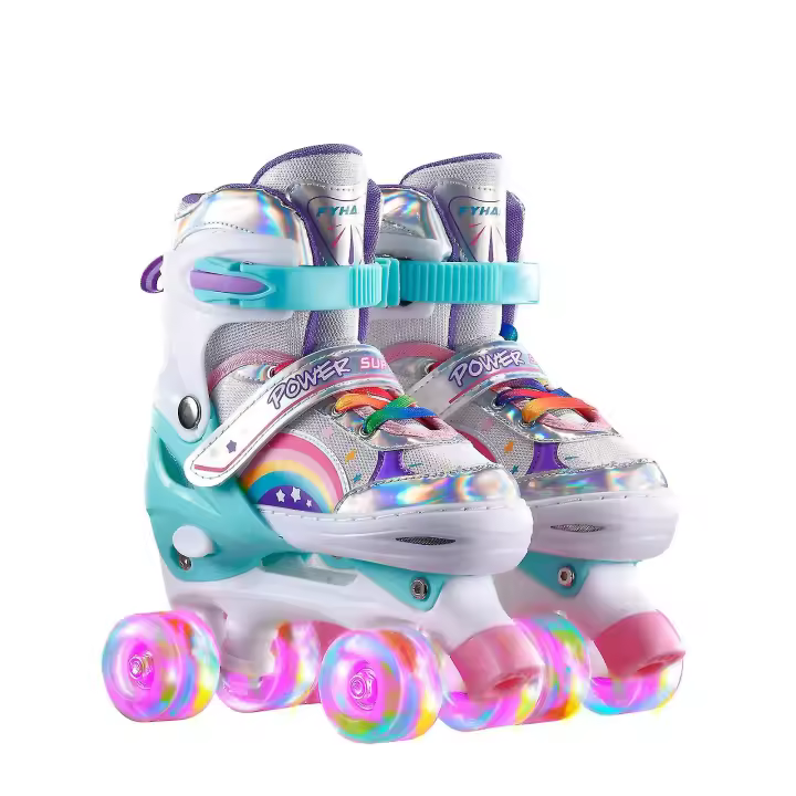Zapatos de patinaje para niños Zapatos de patinaje sobre ruedas de doble fila - 1