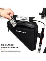 Bolsa De Ciclismo Impermeable RIDERACE 1.5L Bolsa Triangular Para Bicicleta MTB Y Carretera Bolsa De Marco Frontal Para Reparación De Herramientas - details 8