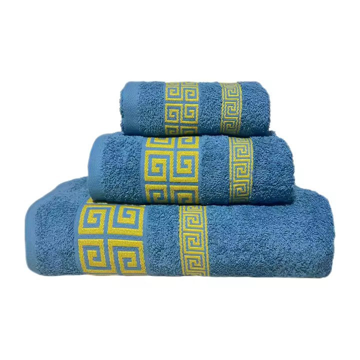 ILOVEHOME - Juego de Toallas de Baño 100% Algodón 450G - Set de 3 Piezas en Colores Variados , Incluye una toalla de tocador (30x50cm), una toalla de lavabo (50x100cm) y una toalla de sábana (100x150cm) - 1