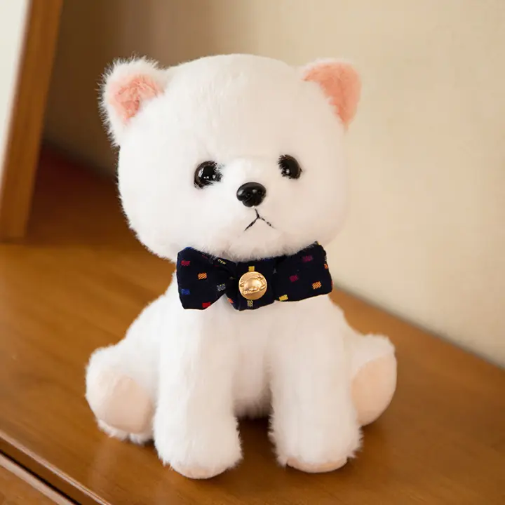 Muñeco De Peluche Realista Pomerania Rojo Juguetes Para Bebés Y Niños Regalo De Cumpleaños Y Navidad Almohada De Animal - 1