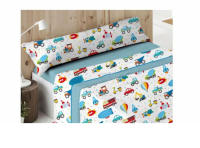 Juego de Sábanas Infantil para Cama 90cm，3 Piezas - 1 Sábanas Bajera Ajustable, 1 Sábana Encimera y 1 Funda de Almohada - details 1