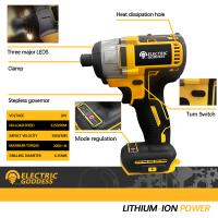 Herramienta Eléctrica Sin Cable DCF887 205N.m Motor Brushless Destornillador De Impacto Para Batería Dewalt 20V Uso DIY En El Hogar - details 2