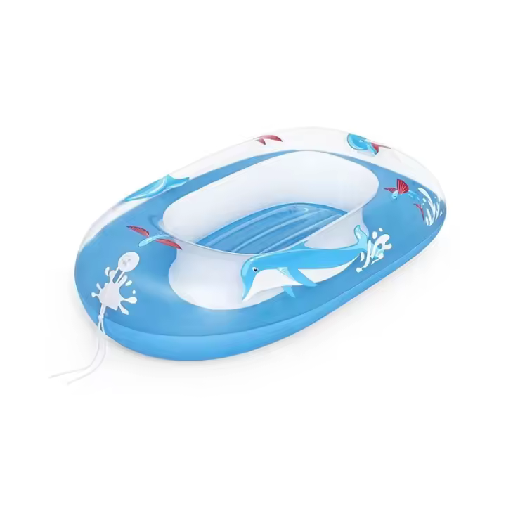 Bestway Barca Hinchable Infantil Tortugas 102x60 cm +3 a 6 Años Playa y Piscina 34037 - 1