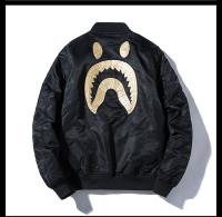 Chaqueta De Pilotaje Ma1 Estilo Japonés Para Hombres Y Mujeres Con Bordado Adecuada Para Motociclistas Y Uso Diario Talla M a XXXL Color Negro - details 5
