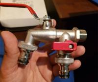 Grifo De Jardín De Latón Con Doble Cabeza 1 Entrada 2 Salidas Conector De Agua Para Balcones Y Jardines Material Metálico Estándar BS - details 16