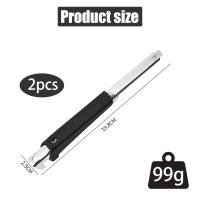 Abridor de tarros para Manos y personas, abridor de tapa antideslizante, abridor de lats de fácil agarre, herramienta Manual para abridor de botellas, utencilio de Cocina multifuncionales Negro-2 piezas - details 0