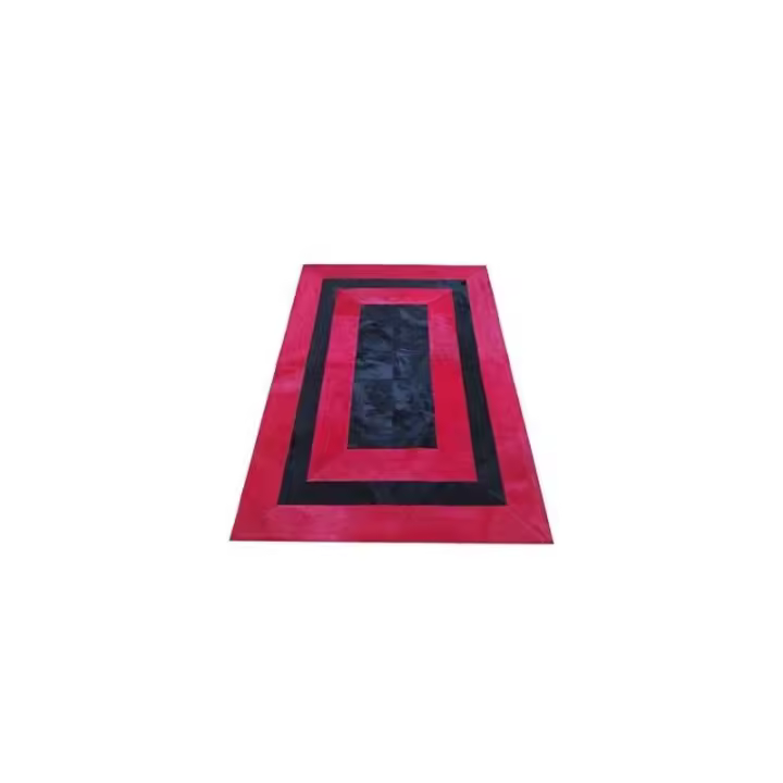 Alfombra Patchwork de piel de vaca natural 120x180 cm - Zerimar. - 1