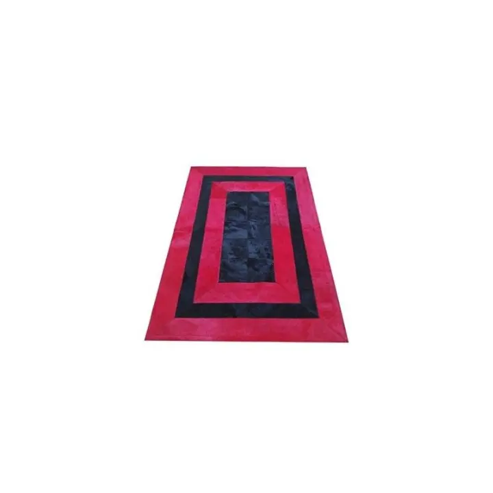 Alfombra Patchwork de piel de vaca natural 120x180 cm - Zerimar. - 1