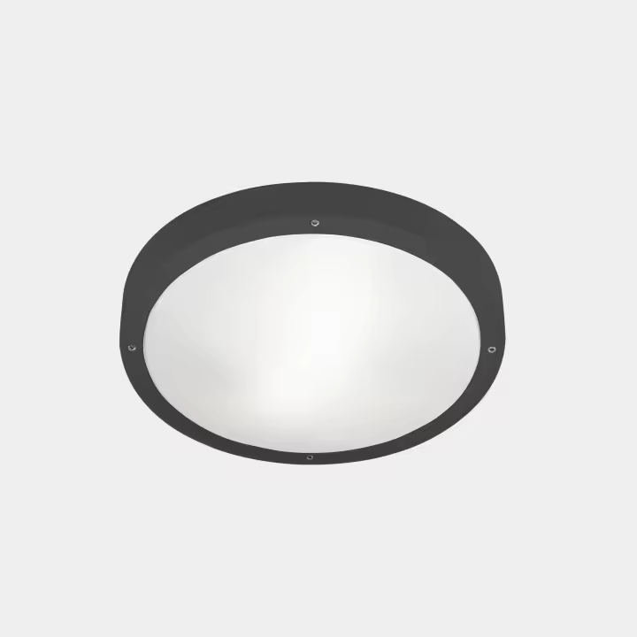LEDS·C4 Plafon Ip66 Basic Led 11.7W Sw 2700-3200-4000K On-Off Gris Urbano 1269Lm - 1