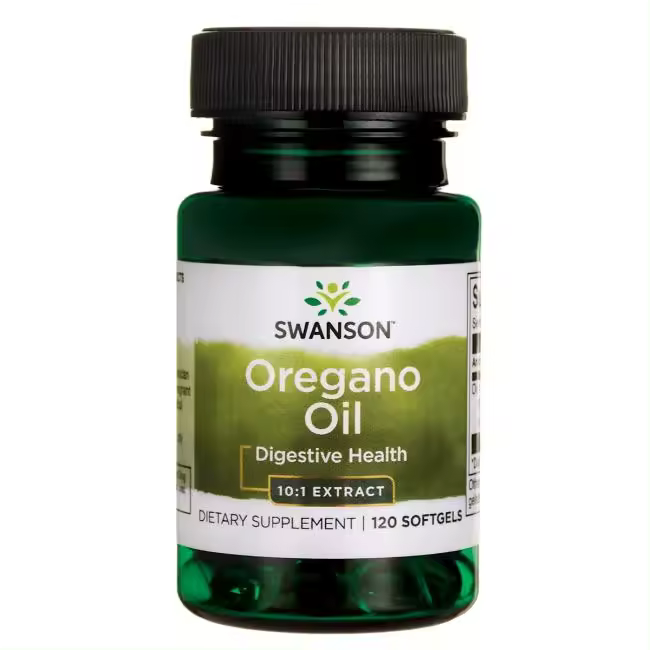 Swanson oregano oil 10:1 extract 120 cápsulas de 150mg  Swanson - 1