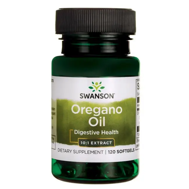 Swanson oregano oil 10:1 extract 120 cápsulas de 150mg  Swanson - 1