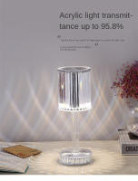Lámpara De Mesa LED Con Cristal De Diamante Proyección Decorativa Luz Nocturna Para Dormitorio Lámpara De Barra Iluminación Fijación - details 7