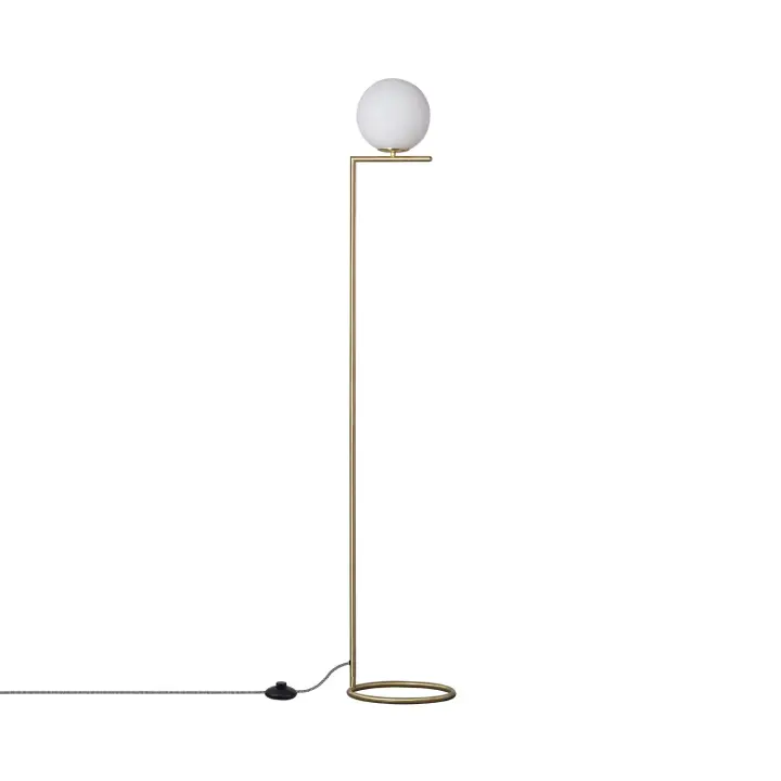 Ledkia Lámpara de Pie Moonlight ILUZZIA - Diseño Elegante y Acabados de Calidad para Iluminar Tu Espacio - 1