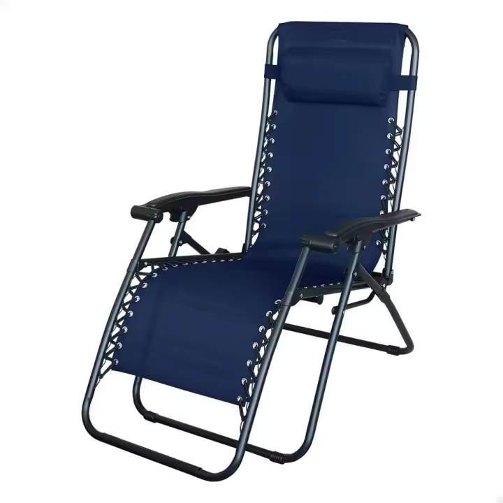 Tumbona Aktive Azul 52 x 102 x 68 cm - 1