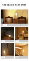 Lámpara Nocturna LED Con Sensor De Movimiento Recargable Magnética Para Armario Cocina Pasillo Escaleras Dormitorio Luz Nocturna - details 8