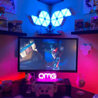 Lámparas De Triángulo USB Bluetooth 5V WiFi Luz LED RGB Para Ambiente De Juego Y Dormitorio Sincronización De Música Lámparas Mágicas Rítmicas - details 17