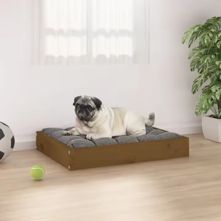 vidaXL Cama para Perros 61,5x49x9 cm Mascotas Gatos Color Natural,  Blanco,  Gris y mas - 1