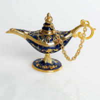 Lámpara De Wishing Legend Aladina Con Genio Adorno De Estilo Palacio Para Decoración De Sala De Estar Fiesta Dinner Craft - details 13