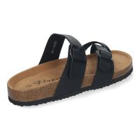 PuntoSalao Sandalias planas comodas piso bio estilo esclava para hombre color negro M-155 Sandalia de Hombre Tipo Esclava Cómodas con Piso de Bio y Planta Anatómica y Hebilla como Detalle Ideales para Primavera-Verano - details 2