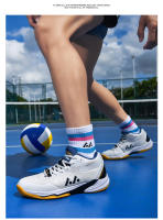 Zapatos De Voleibol Profesionales Para Hombres Y Mujeres Zapatillas Deportivas Transpirables Antideslizantes Para Tenis Y Badminton Material Superior De Malla Y Microfibra Suela De Goma - details 9