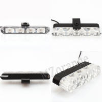 2x4 LED Luz De Advertencia Estroboscópica Para Coche Camión FSO Flasher De Emergencia Policiales Y Ambulancia Accesorios De Coche - details 4
