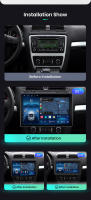 Junsun-reproductor Multimedia X7 MAX para coche Radio con Android CarPlay inalámbrico voz IA 2K 13.1 pulgadas para  Skoda Octavia 2 A5 2008 2009 2010 2011 2012 2013 - details 5