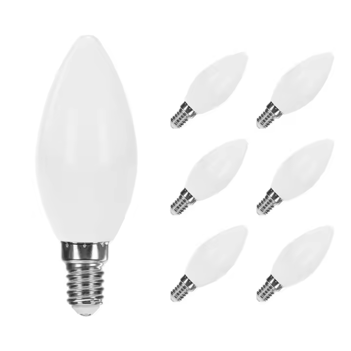 Pack 6 Bombillas LED  E14 5W 3000k tacklife - 1