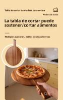 Tabla De Corte De Madera Acacia Con Mango Bloque De Corte De Carne Para Frutas Y Carne Herramienta De Cocina Segura Antideslizante Rectangular - details 3