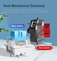 TECLADO MECÁNICO GAMING REDRAGON SHACO K641 RGB USB Mini 68 Teclas Switch Rojo Y Azul Para PC Laptop Con Aluminio Y Retroiluminación RGB - details 4
