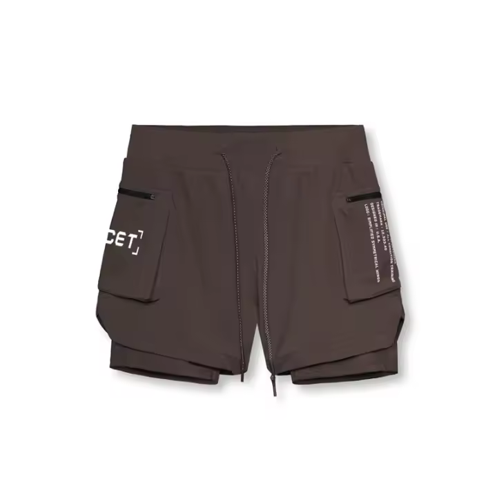 Shorts Deportivos Para Hombre 2 En 1 Running Bottoms De Playa Fitness Entrenamiento Verano Shorts De Correr - 1