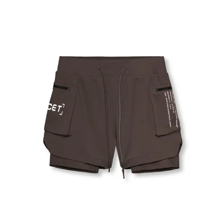 Shorts Deportivos Para Hombre 2 En 1 Running Bottoms De Playa Fitness Entrenamiento Verano Shorts De Correr - 1
