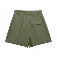 Conjunto Elegante Para Mujer TRAFZA Con Chaleco Y Pantalones Altos Cintura Ajustada Traje De Oficina Sin Mangas V-Neck Talla Regular - details 11
