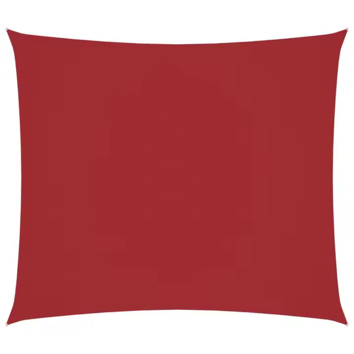 Toldo de Vela de lona rectangular Oxford Rojo 2,5x3 m - 1