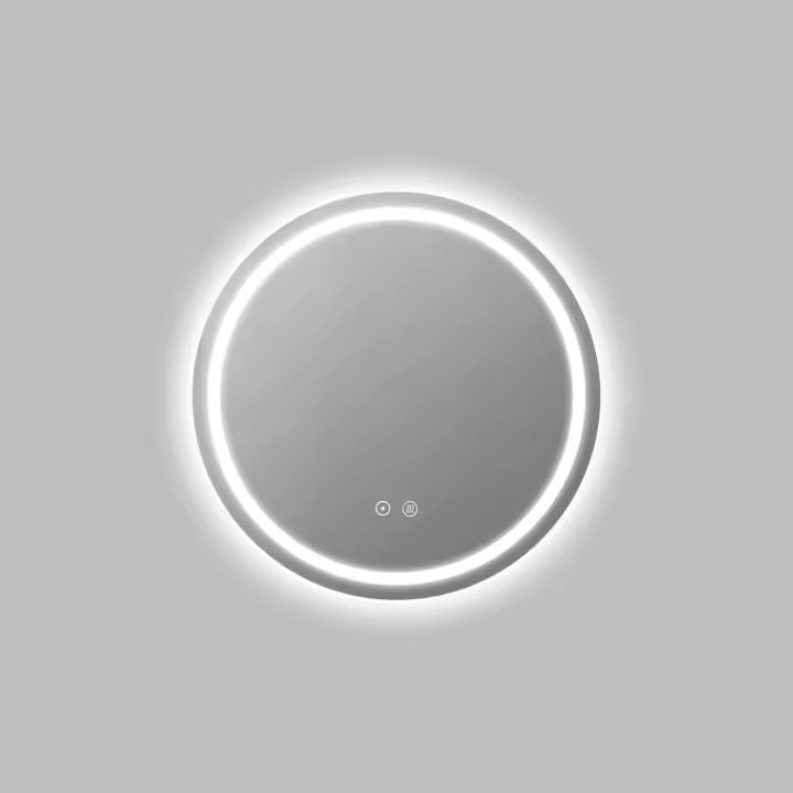 LED Espejo de baño, Espejo de baño con iluminación con 3 Colores de luz Regulables, Espejo de baño con función de Memoria e Interruptor táctil - 1