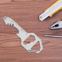 Herramienta De Sobremesa Multiuso Para Exteriores Abrebotellas Llave Destornillador EDC Accesorios De Llavero Herramienta De Sobremesa - details 10