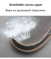 Zapatos Casuales Para Hombre Verano Suela De Tela Y Cuero Malla Antideslizante Transpirable Para Conducir Comodidad Talla Grande 39-47 - details 4
