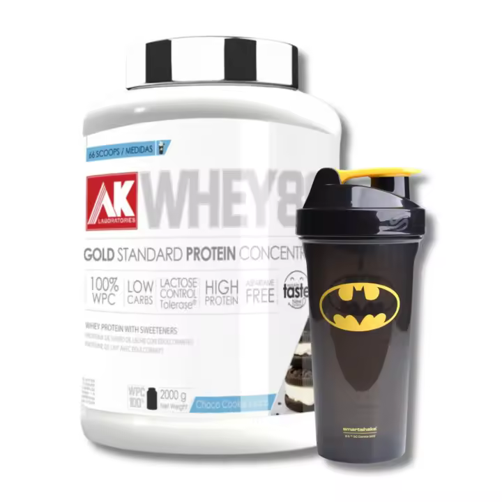 AK Laboratories - WHEY PROTEIN 80 -2kg- REGALO Shaker SmartShake valorado 11,99€*Varios Sabores* la versión mejora de la proteína de suero de leche concentrada (LACPRODAN) Este es un suplemento nutricional que aporta proteína concentrada 100% suero - 1